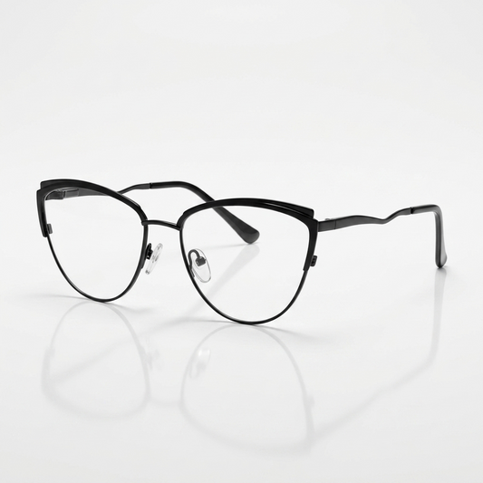 Cat eye metal optics-507
