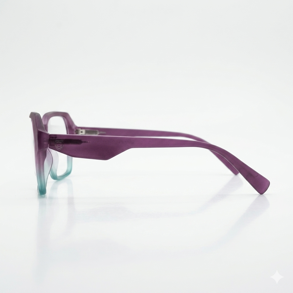 Square purple double shade optics-462