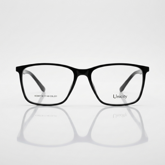 Acetate Black Frame Men's Optics-227