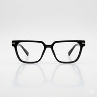 Matte Black Square Frame Optics-433