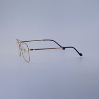 Square Double bridge titanium optics-442