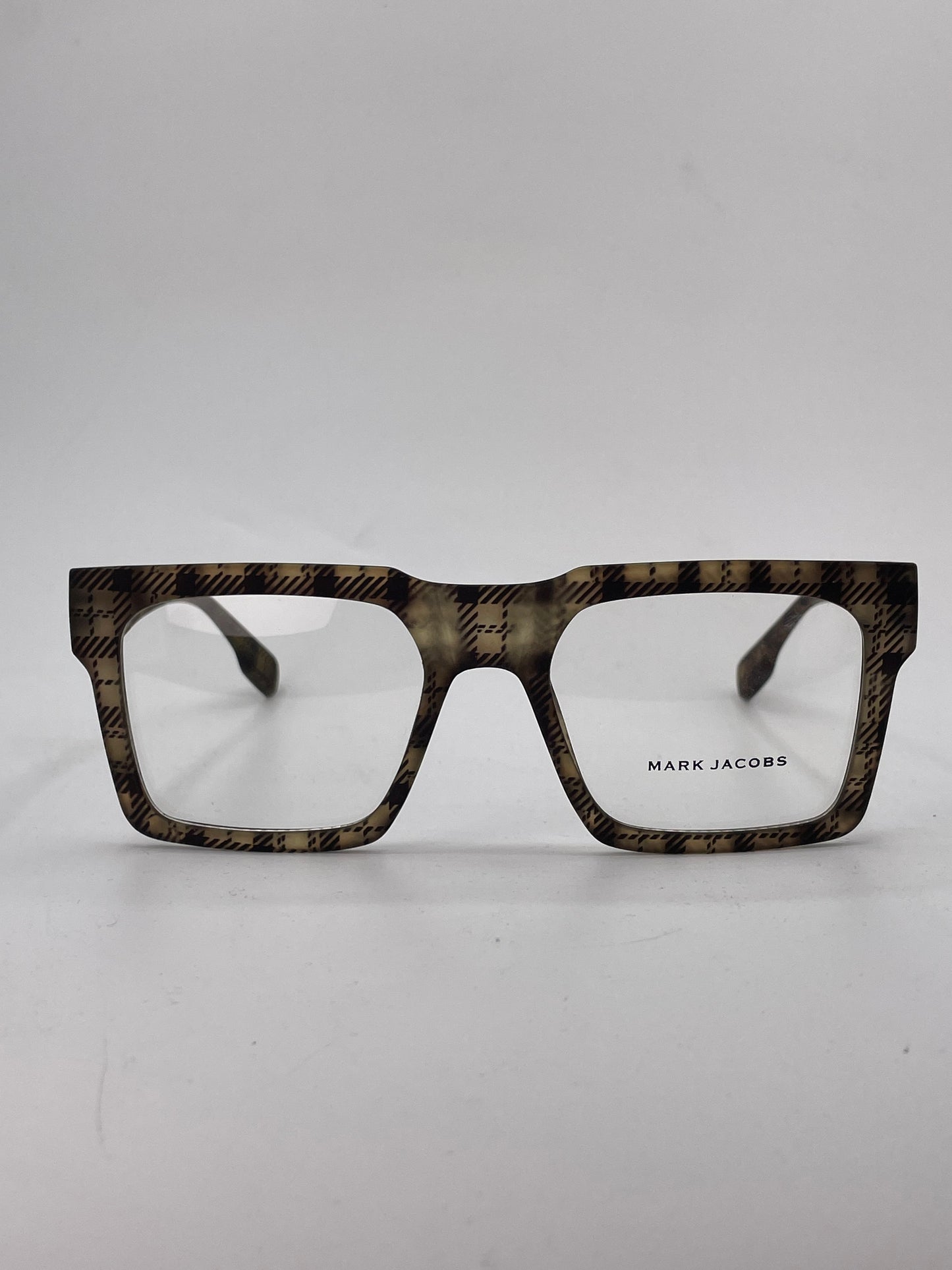 Grey cheque square optics-456