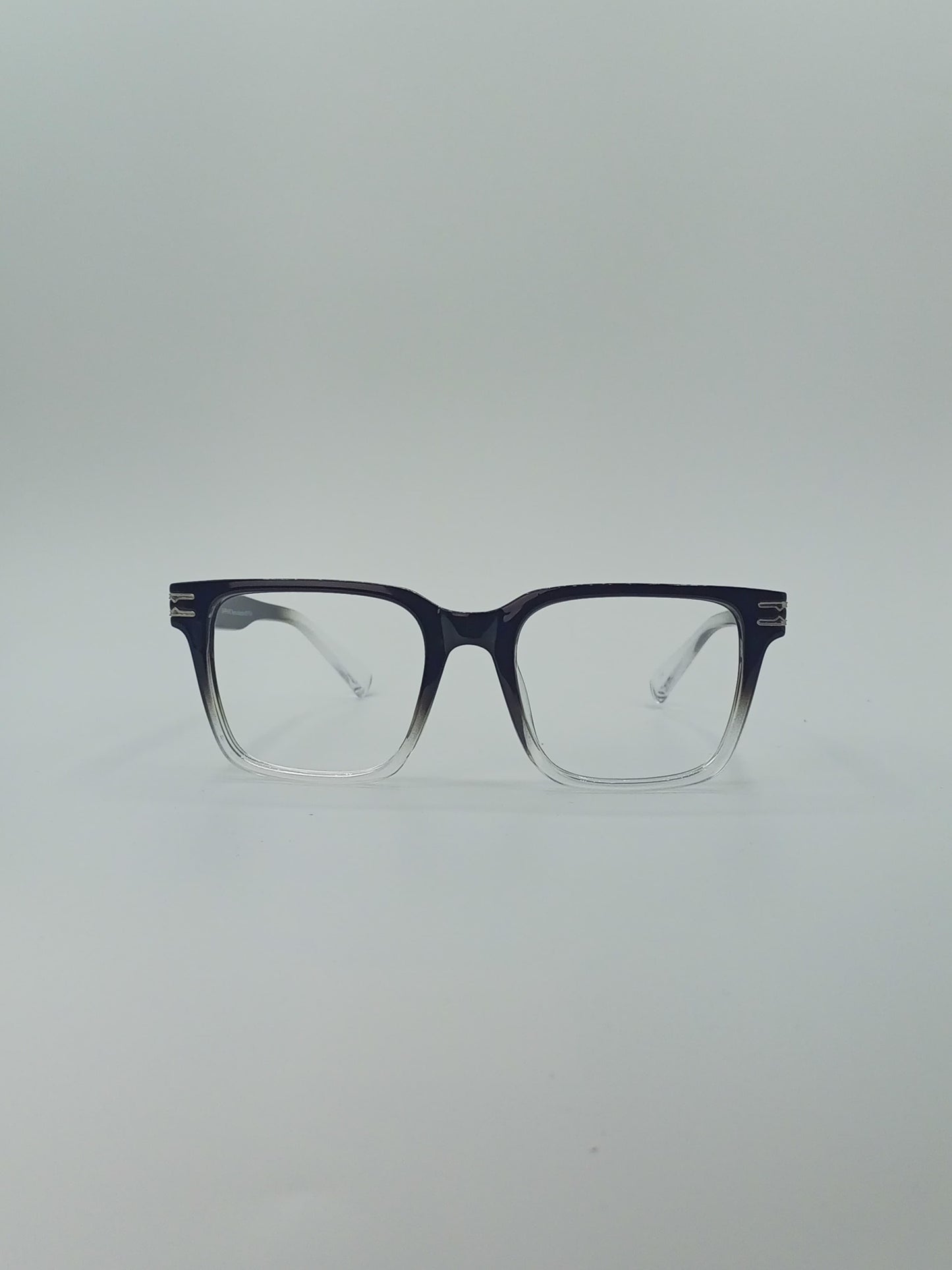 Rectangular Shadow Fade Black Frame Men’s optics-416