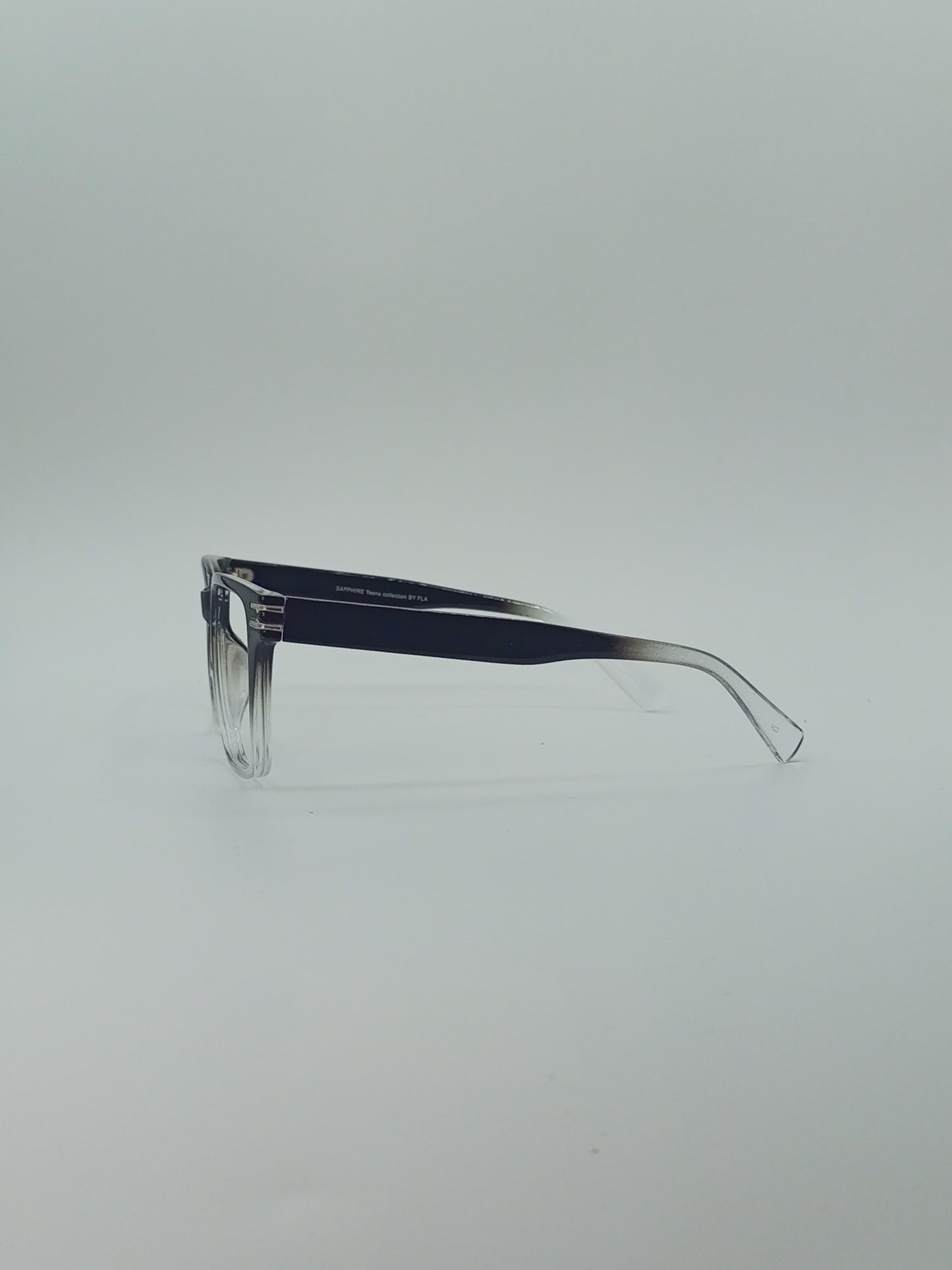 Rectangular Shadow Fade Black Frame Men’s optics-416