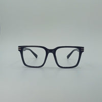 Rectangular Onyx Black Frame Men’s Optics-417