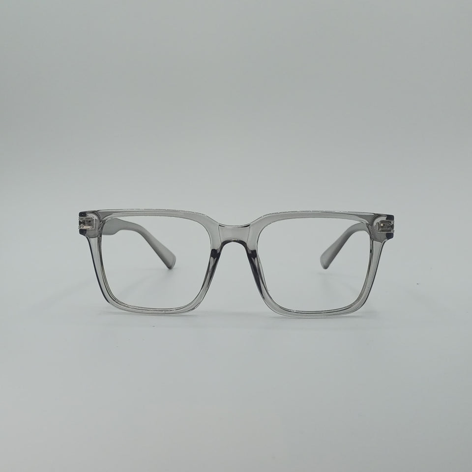 Crystal Edge Grey Frame Men's Optics-415