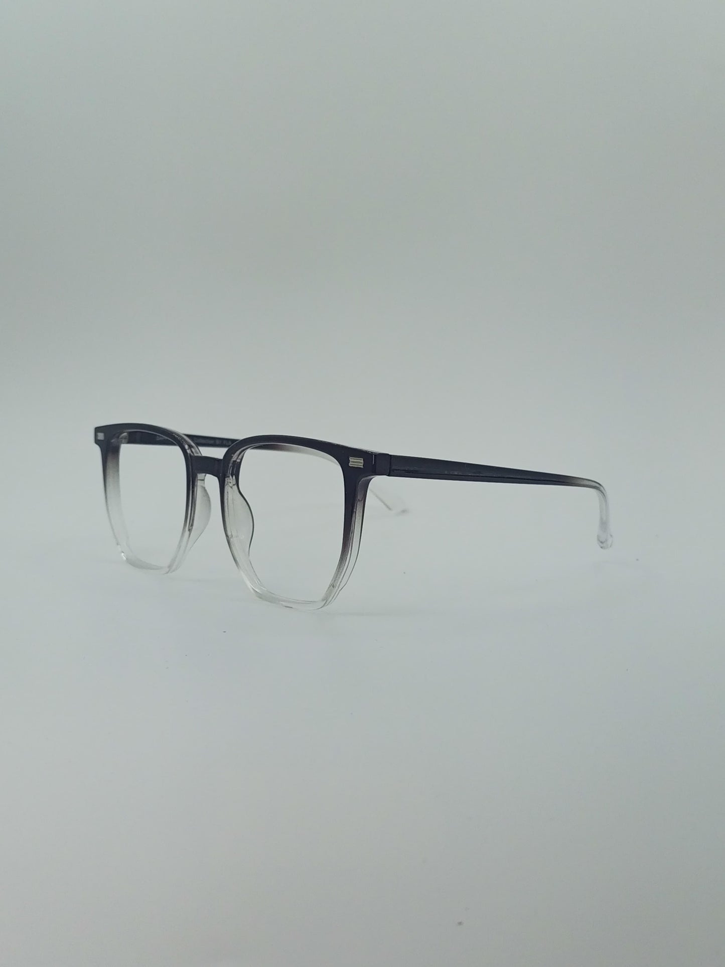 Rounded-Square Obsidian Fade Men’s Optics-419