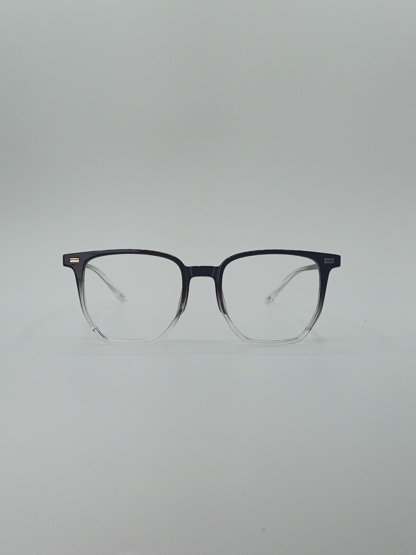 Rounded-Square Obsidian Fade Men’s Optics-419