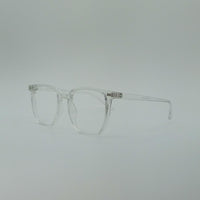 Rounded-Square Crystal Clear Frame Men’s Optics-420