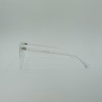 Rounded-Square Crystal Clear Frame Men’s Optics-420