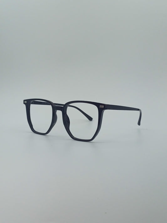 Bold Square Jet Black Edge Men’s Optics-418
