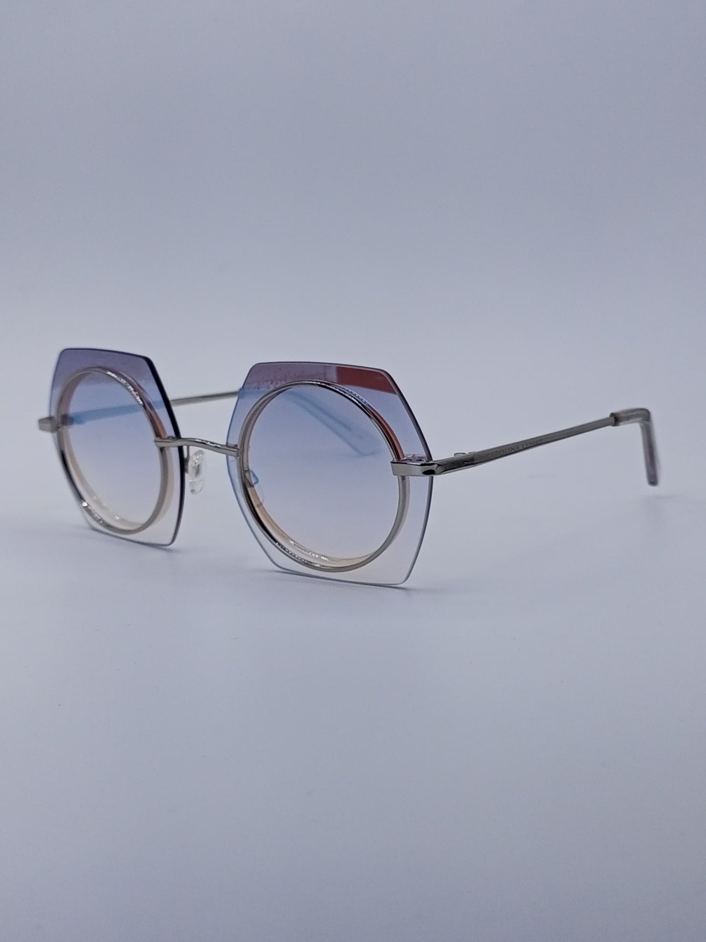 Gradient Lens Square Glasses-230