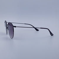 Purple Gradient Round Sunglasses-227