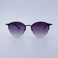 Purple Gradient Round Sunglasses-227