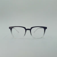 Gradient Black-Clear Frame Square Optics Transparent Lenses-429