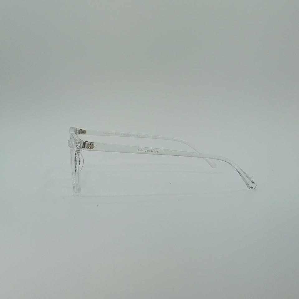Clear Frame Square Optics Transparent Lenses-428