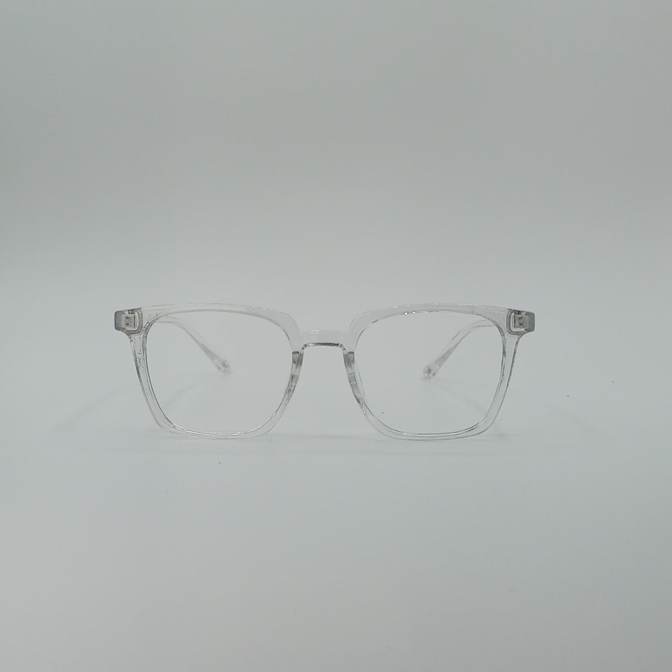 Clear Frame Square Optics Transparent Lenses-428