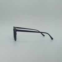 Black Frame Square Optics Transparent Lenses-427
