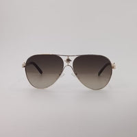 Classic Gold Aviator Sunglasses Smoke Tint Lenses-242