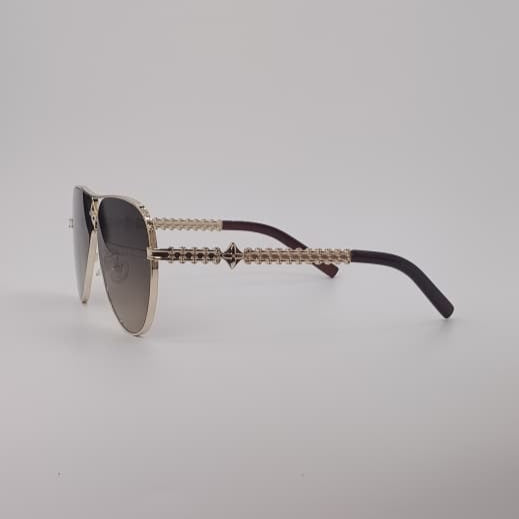 Classic Gold Aviator Sunglasses Smoke Tint Lenses-242