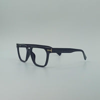 Matte Black Square Frame Optics-433