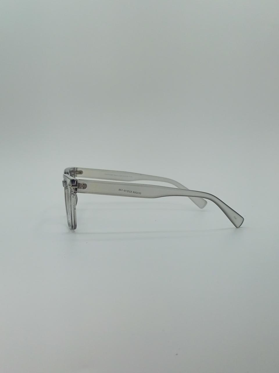 Gray Square Frame Eyewear Optics-434