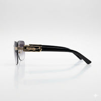 Rimless golden Frame Sunglasses-197