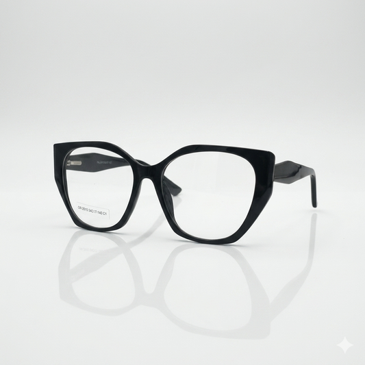 Cat Eye Black Frame Women's Optics-376