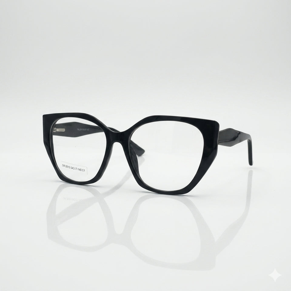 Cat Eye Black Frame Women's Optics-376