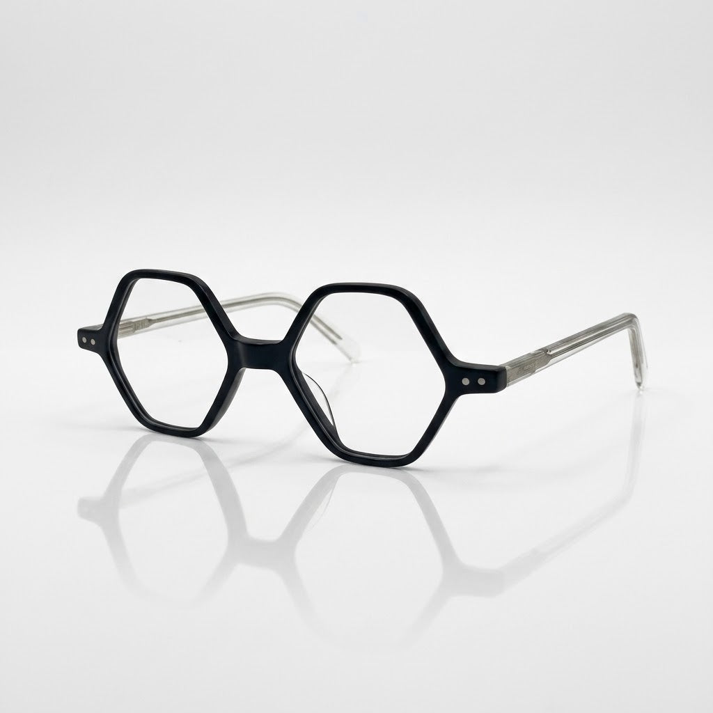 Geometrical Thin Black Frame Optics-412