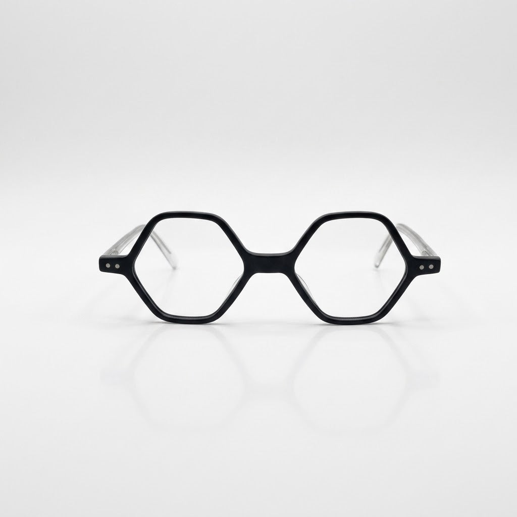Geometrical Thin Black Frame Optics-412