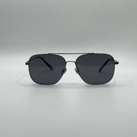 Retro Aviator Thin Black Frame Polarized Men Sunglasses-205