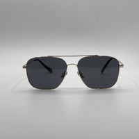 Retro Aviator Thin Golden Frame Polarized Sunglasses-204