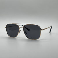 Retro Aviator Thin Golden Frame Polarized Sunglasses-204