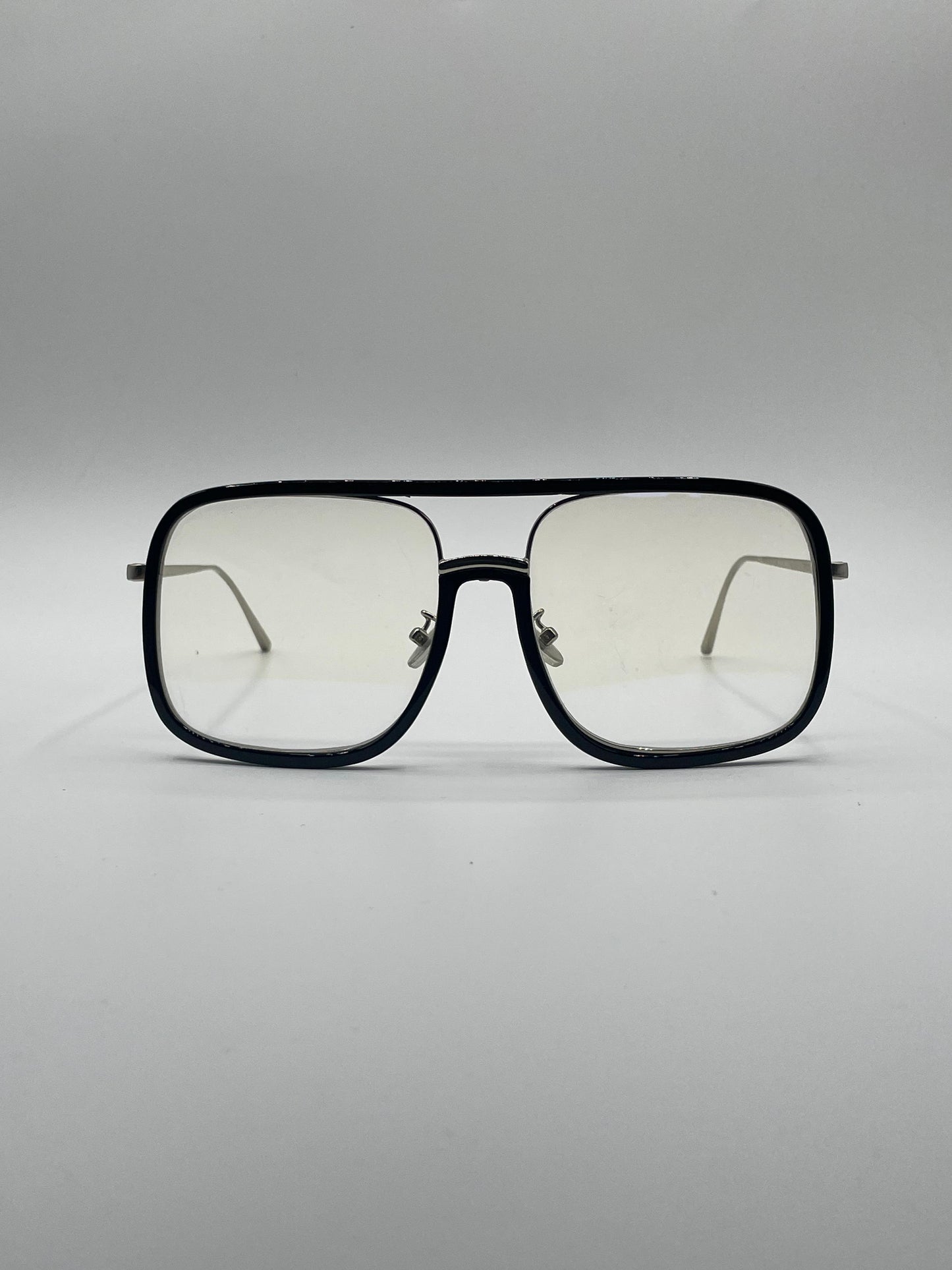 Soft Square Black Frame Optics-414