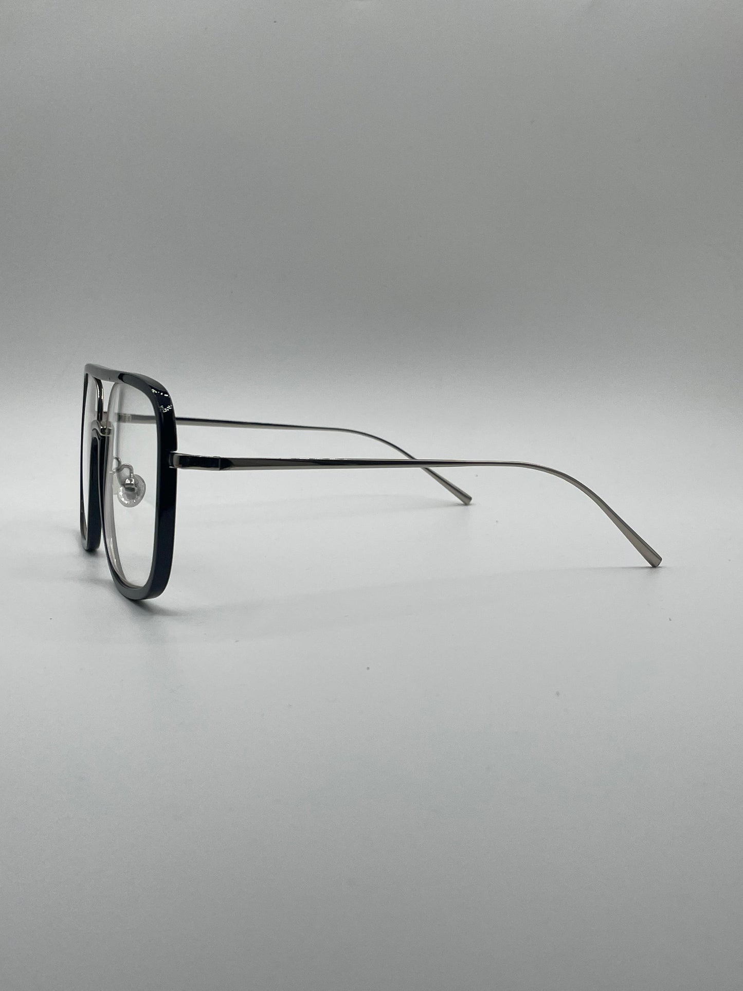 Soft Square Black Frame Optics-414