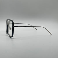 Soft Square Black Frame Optics-414