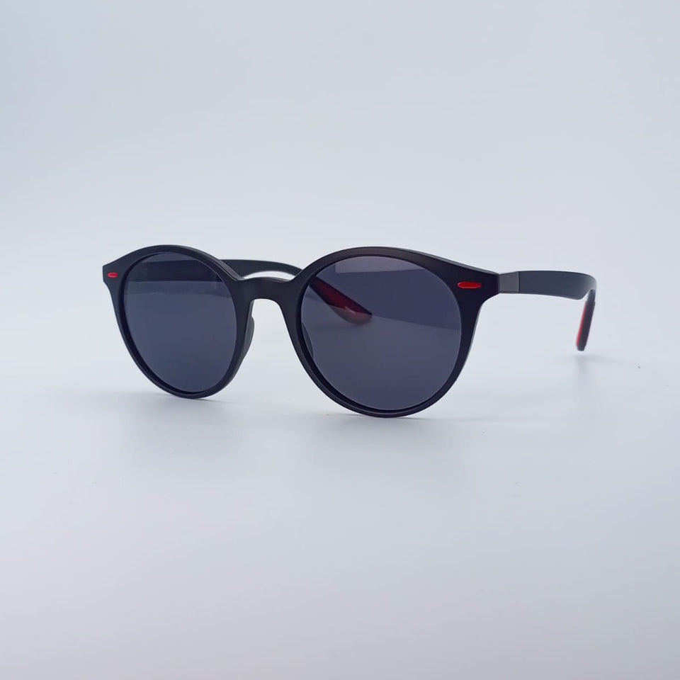 Round Black Men’s Sunglasses-214