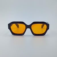 Bold Square Black Frame Men’s Sunglasses-215
