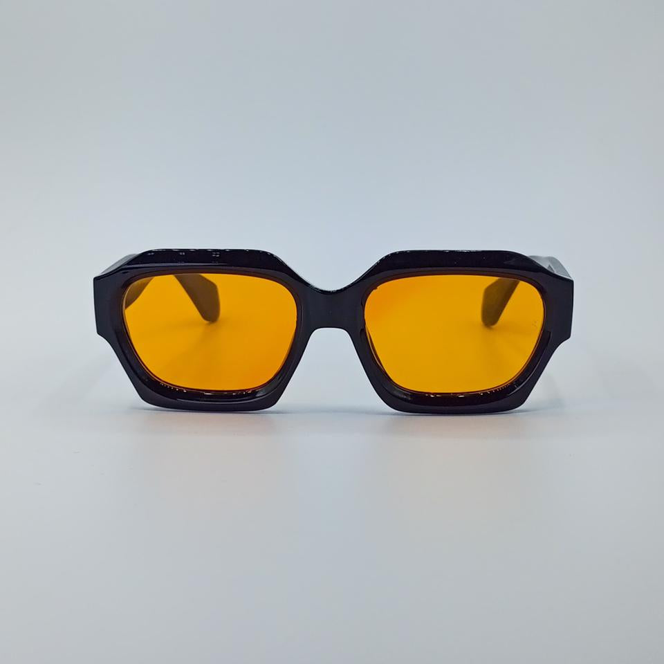 Bold Square Black Frame Men’s Sunglasses-215