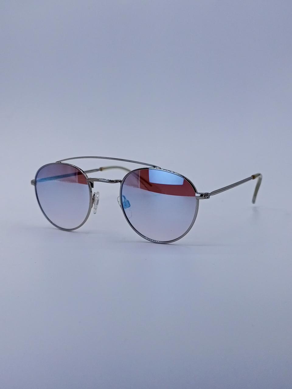 Rounded Vivid Horizon Gradient Men’s Sunglasses-219