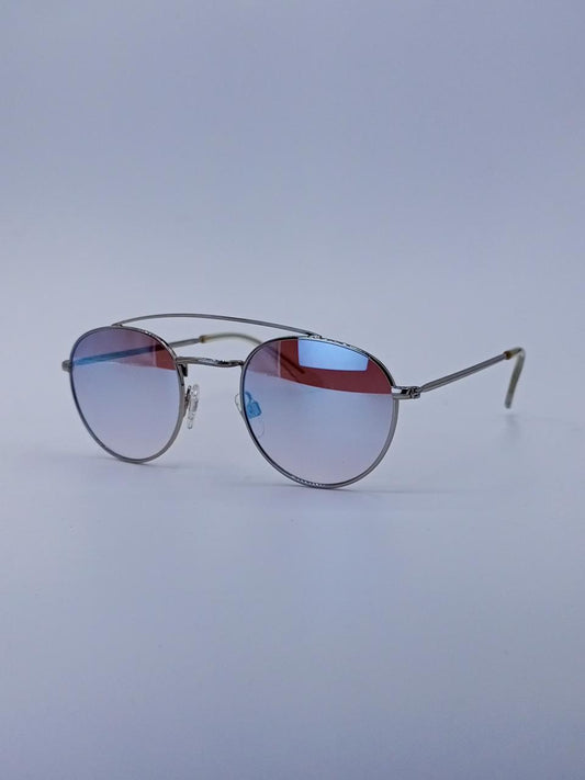 Rounded Vivid Horizon Gradient Men’s Sunglasses-219