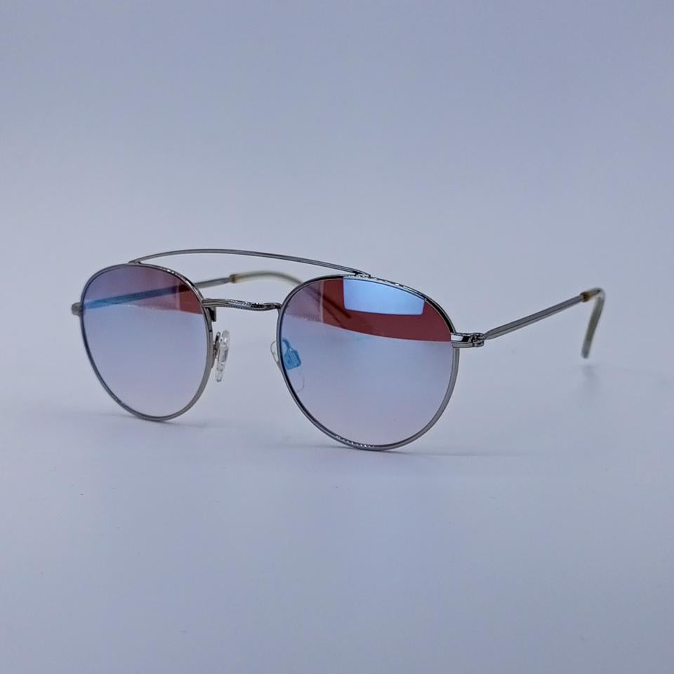 Rounded Vivid Horizon Gradient Men’s Sunglasses-219
