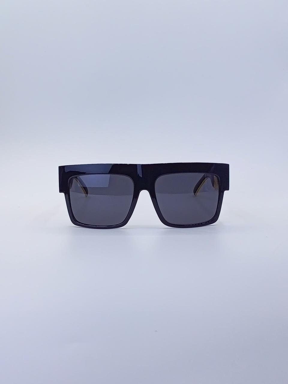 Sharp Angular Edge Black Men’s Sunglasses-218