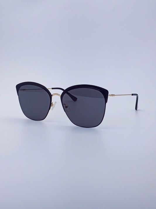 Black Frame Cat-Eye Sunglasses Gradient Lenses-238
