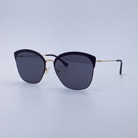 Black Frame Cat-Eye Sunglasses Gradient Lenses-238