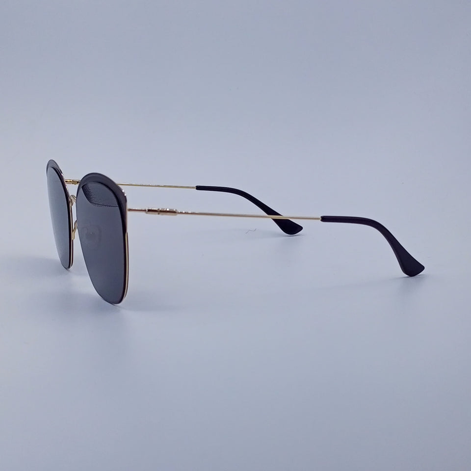 Black Frame Cat-Eye Sunglasses Gradient Lenses-238