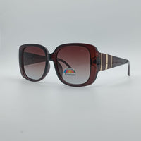 Acetate Brown Frame Women's Sunglasses-019