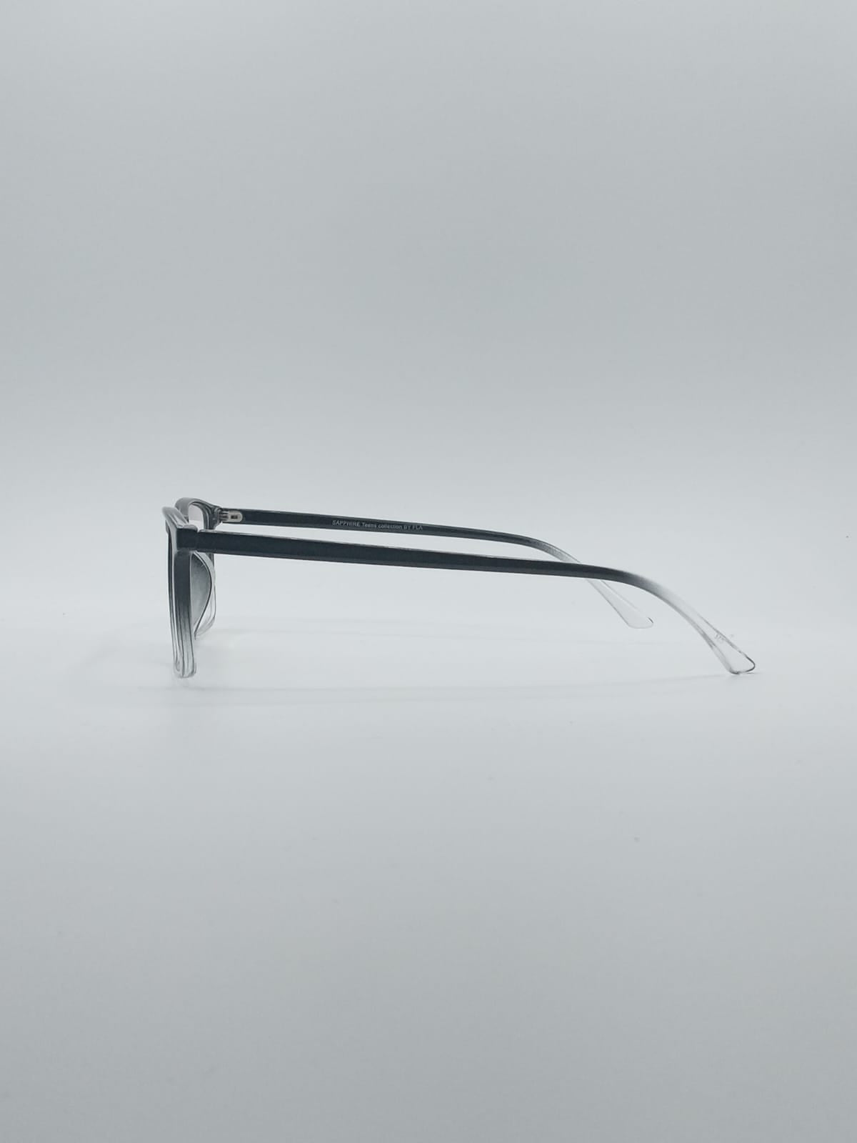 Acetate Black & White Men's Frame Optics-030