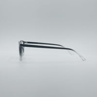 Acetate Black & White Men's Frame Optics-030